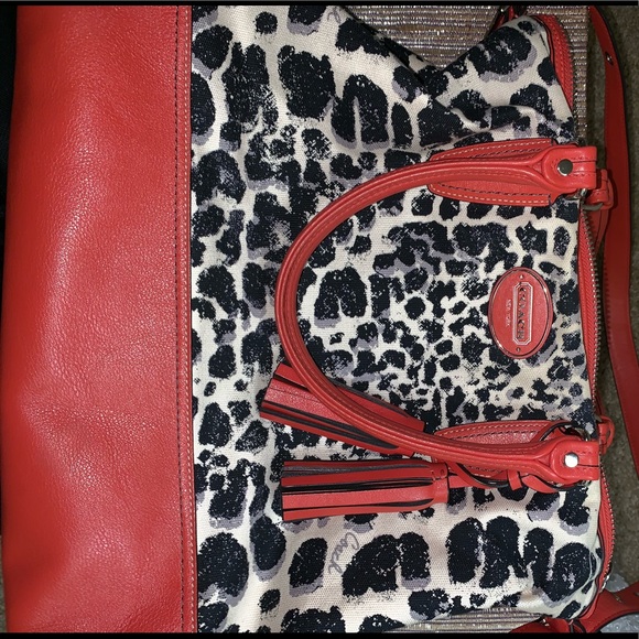 Coach Legacy Ocelot Print Rory Satchel - Picture 8 of 11